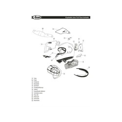 Cubiertas laterales ARAI CB Gris (Compatible sistema VAS-V)