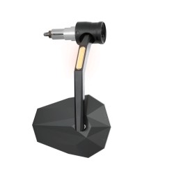 Retrovisor contrapeso de manillar HIGHSIDER pro Stealth-Rim X7 - con intermitentes LED - negro