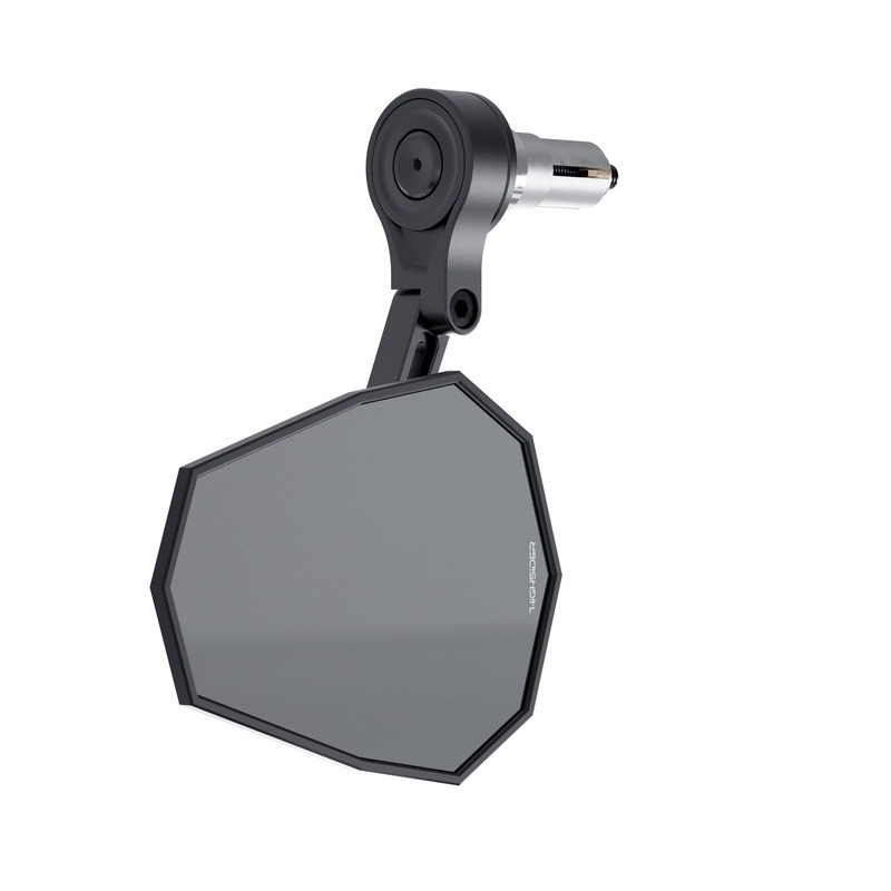 Retrovisor contrapeso de manillar HIGHSIDER pro Stealth-X5 Evo - corto - negro