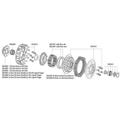 POLINI racing clutch with Z22 sprocket with helical teeth 2