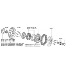 POLINI racing clutch with Z23 sprocket straight toothed 2