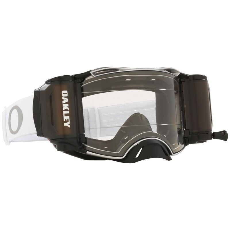 Gafas OAKLEY Airbrake MX - Tuff Blocks White Race-Ready Roll-Off / Lente transparente