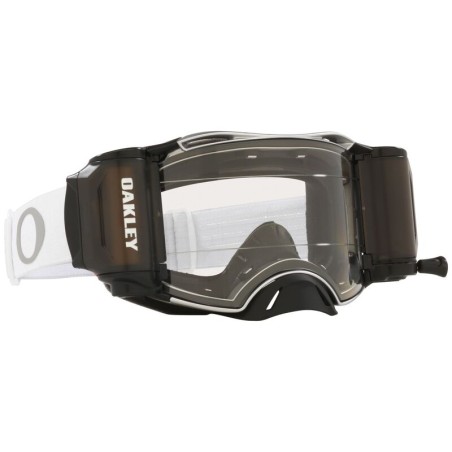 Gafas OAKLEY Airbrake MX - Tuff Blocks White Race-Ready Roll-Off / Lente transparente