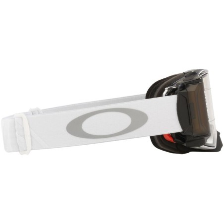Gafas OAKLEY Airbrake MX - Tuff Blocks White Race-Ready Roll-Off / Lente transparente