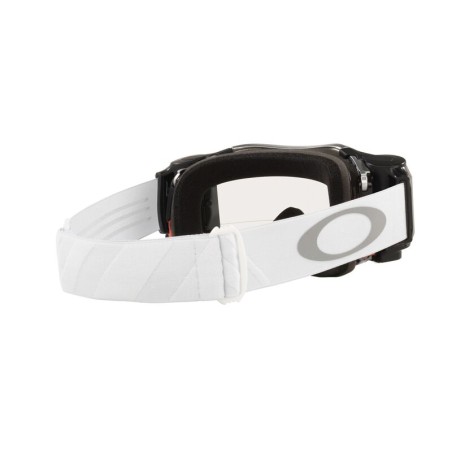 Gafas OAKLEY Airbrake MX - Tuff Blocks White Race-Ready Roll-Off / Lente transparente