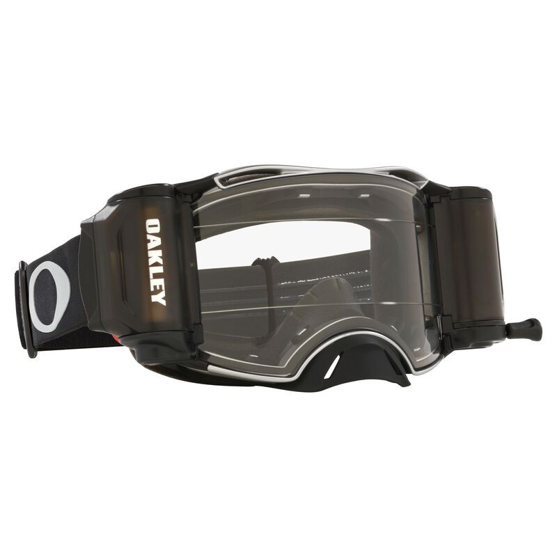 Gafas OAKLEY Airbrake MX - Tuff Blocks Black Gunmetal Race-Ready Roll-Off / Lente transparente