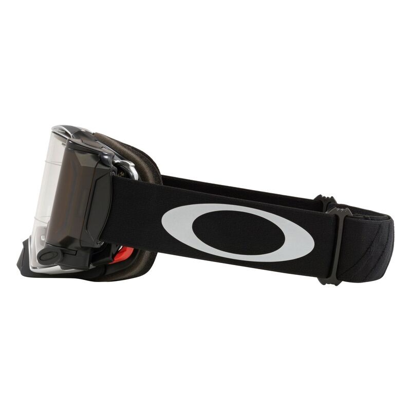 Gafas OAKLEY Airbrake MX - Tuff Blocks Black Gunmetal Race-Ready Roll-Off / Lente transparente