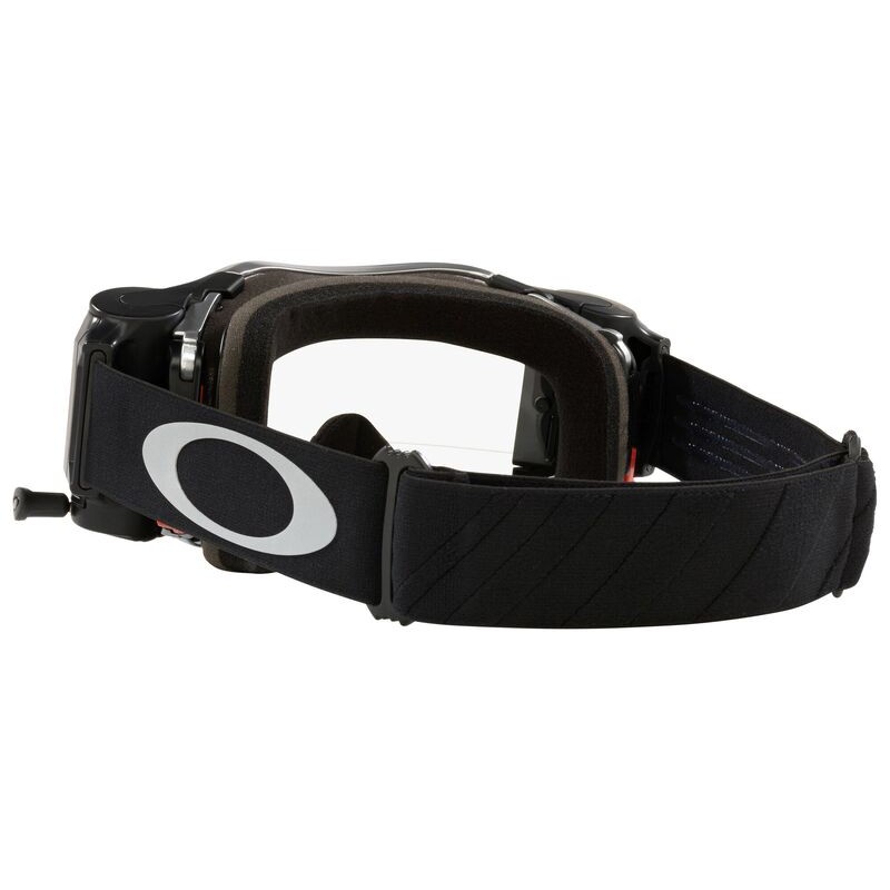 Gafas OAKLEY Airbrake MX - Tuff Blocks Black Gunmetal Race-Ready Roll-Off / Lente transparente