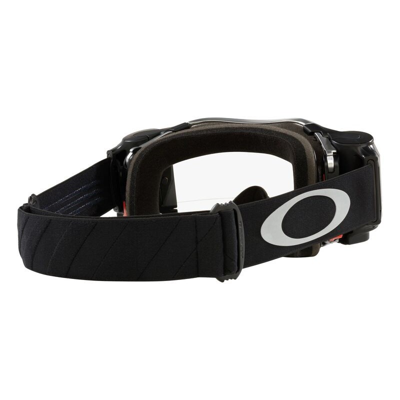 Gafas OAKLEY Airbrake MX - Tuff Blocks Black Gunmetal Race-Ready Roll-Off / Lente transparente