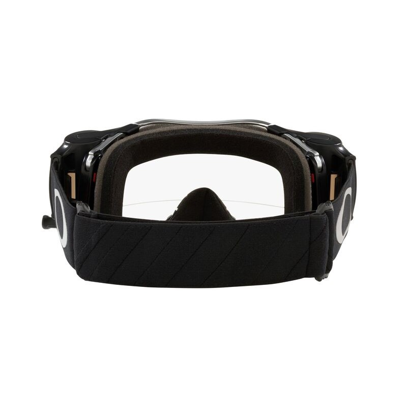 Gafas OAKLEY Airbrake MX - Tuff Blocks Black Gunmetal Race-Ready Roll-Off / Lente transparente