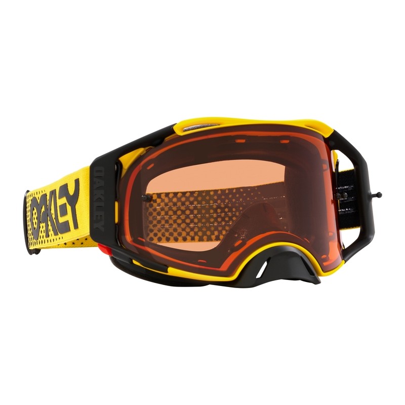 Gafas OAKLEY Airbrake MX - Moto Yellow B1B Lente Prizm MX Bronze