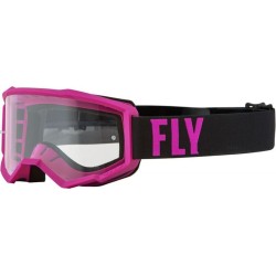 FLY RACING Focus Goggle Pink/Black W/ Clear Lens