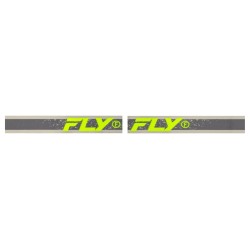 Gafas FLY RACING Zone - Gris oscuro / Hi-Vis - Lente Iridiscent Green Mirror 2