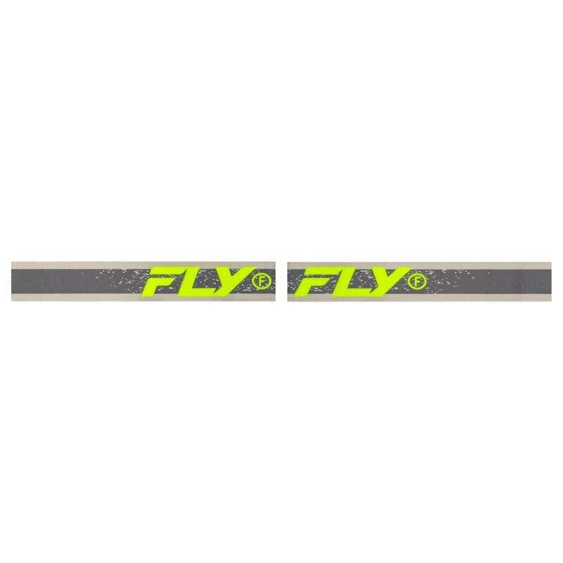 Gafas FLY RACING Zone - Gris oscuro / Hi-Vis - Lente Iridiscent Green Mirror