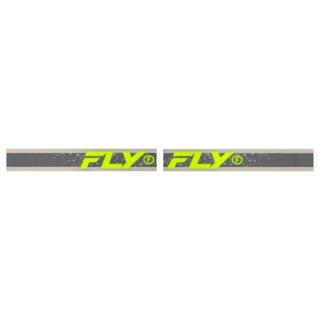 Gafas FLY RACING Zone - Gris oscuro / Hi-Vis - Lente Iridiscent Green Mirror