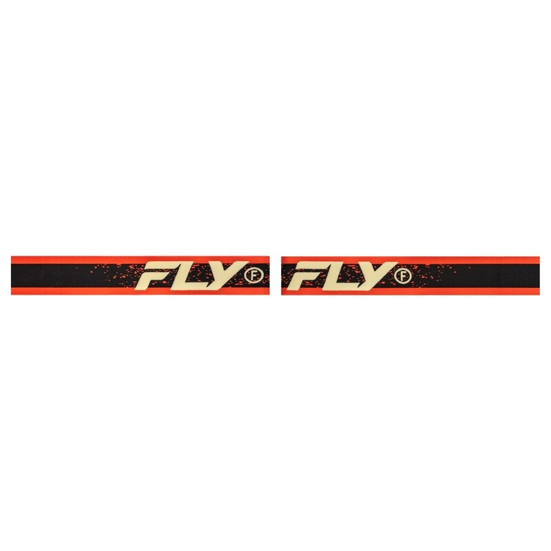 Gafas FLY RACING Zone - Negro / Rojo / Crema - Lente Silver Mirror / Ahumado