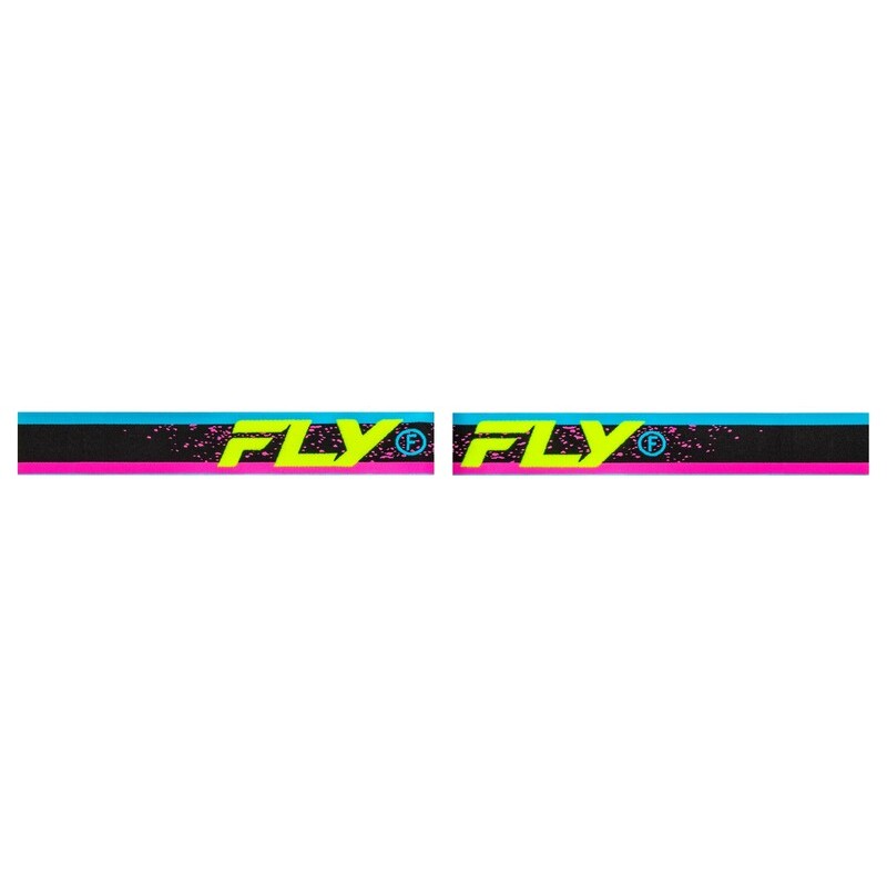Gafas FLY RACING Zone - Rosa / Negro / Hi-Vis - Lente Black Mirror / Ahumado