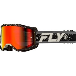 Gafas FLY RACING Zone - Negro / Gris - Lente Red Mirror / Ahumado