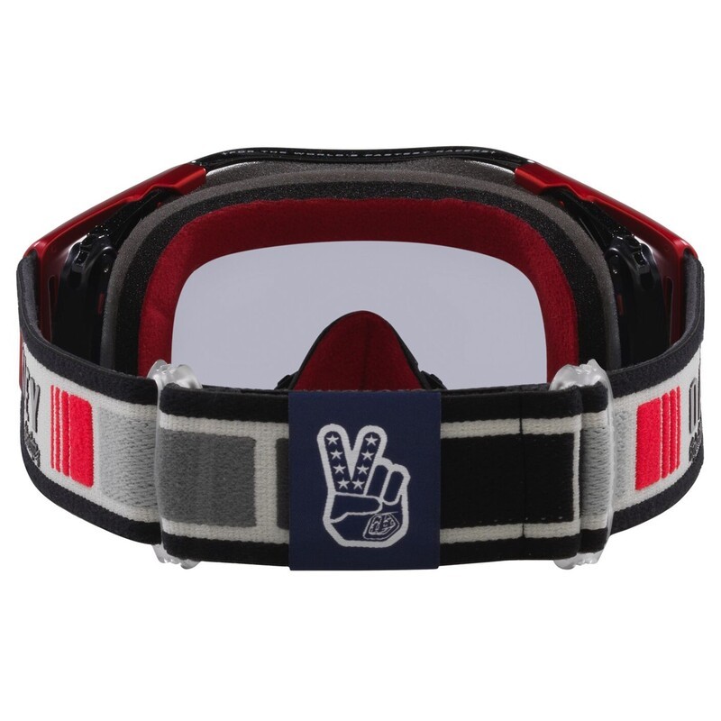 Gafas OAKLEY Airbrake MX - TLD Grey Blocks / Lente Ahumado claro