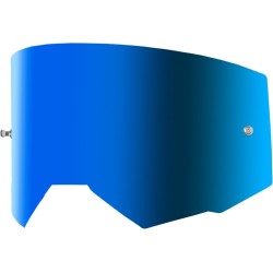 Lente de recambio FLY RACING con soportes para Tear-Offs - Sky Blue Mirror / Ahumado