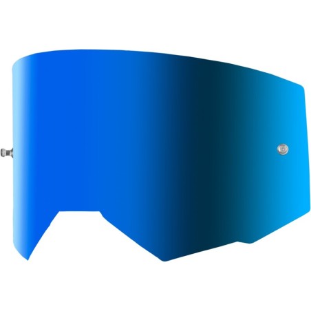 Lente de recambio FLY RACING con soportes para Tear-Offs - Sky Blue Mirror / Ahumado