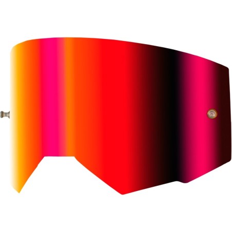 Lente de recambio FLY RACING con soportes para Tear-Offs - Light Red Mirror / Ambar