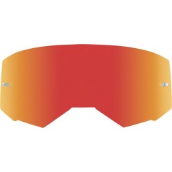Lente de recambio FLY RACING con soportes para Tear-Offs (para gafas infantiles) - Red Mirror / Ahumado
