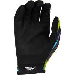 Guantes FLY RACING Lite Warped - Negro / Rosa / Electric Blue 2