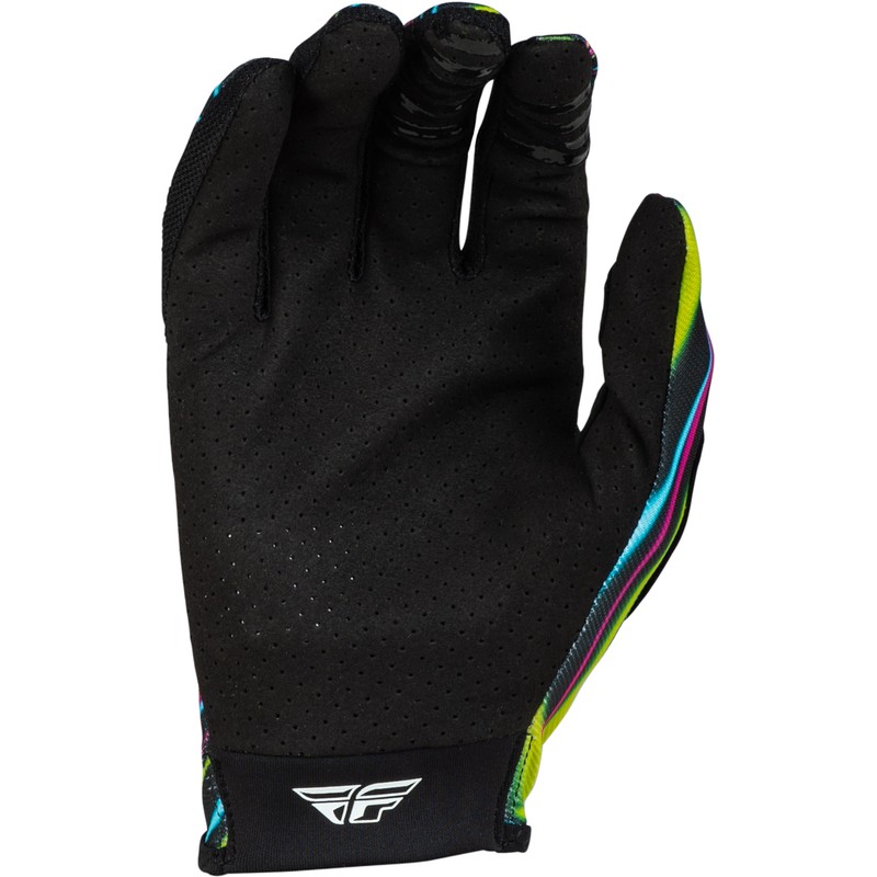 Guantes FLY RACING Lite Warped - Negro / Rosa / Electric Blue