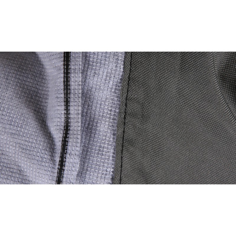 Funda cubremoto exterior VECTOR Heavy Duty para Moto/Scooter con baúl y pantella grande - Negro - 2XL