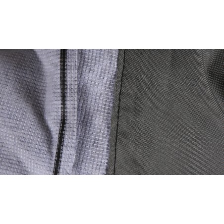 Funda cubremoto exterior VECTOR Heavy Duty para Moto/Scooter con baúl y pantella grande - Negro - L