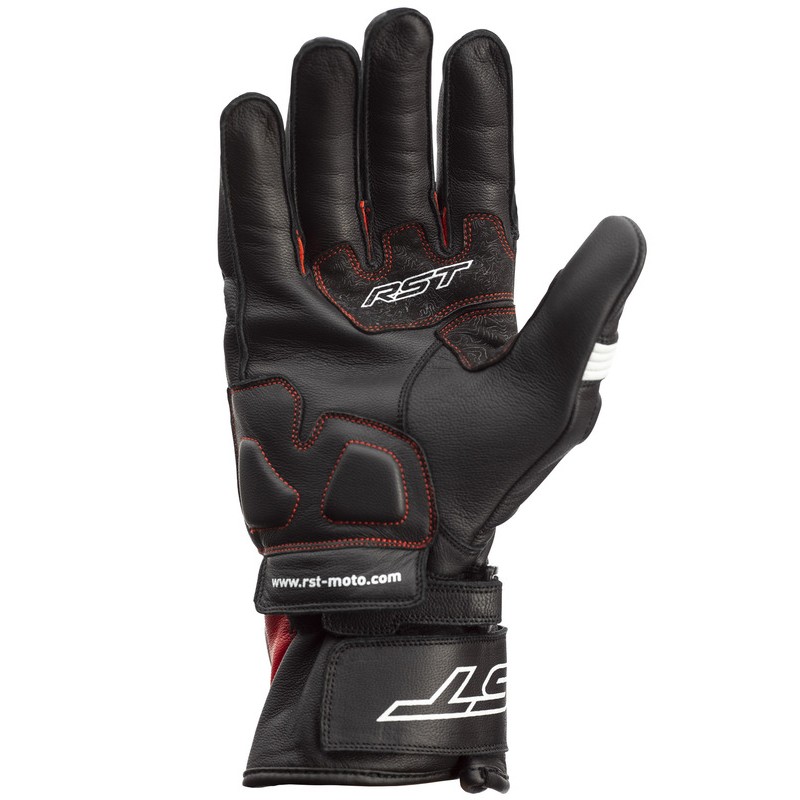 Guantes (Hombre) RST PILOT Negro/Rojo/Blanco , Talla 10/L