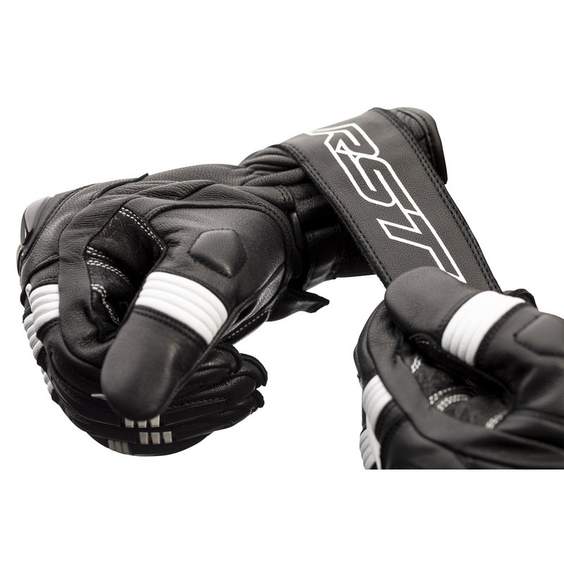 Guantes (Hombre) RST PILOT Negro/Blanco , Talla 10/L