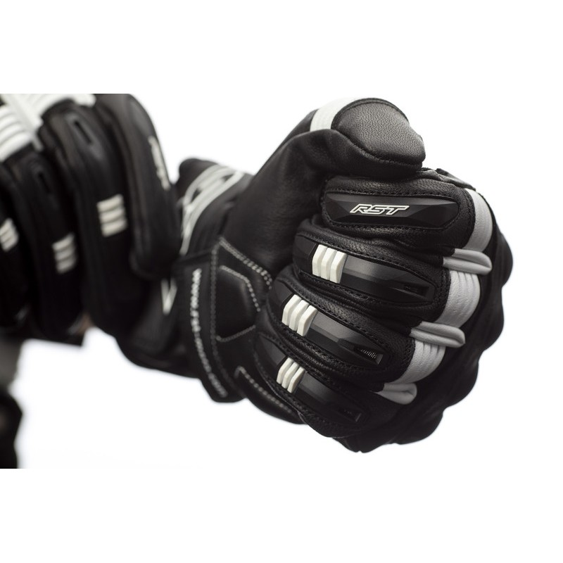 Guantes (Hombre) RST PILOT Negro/Blanco , Talla 12/2XL