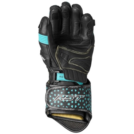 Guantes RST TracTech Evo 4 CE mujer - negro/Aqua/gris