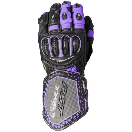 Guantes RST TracTech Evo 4 CE mujer - negro/fucsia/gris