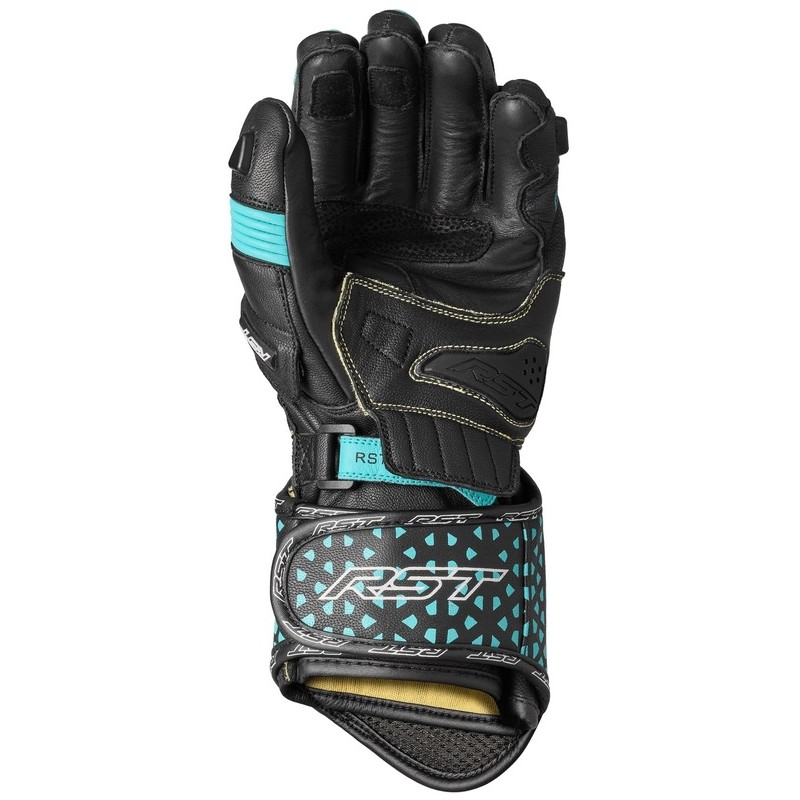 Guantes RST TracTech Evo 4 CE mujer - negro/Aqua/gris