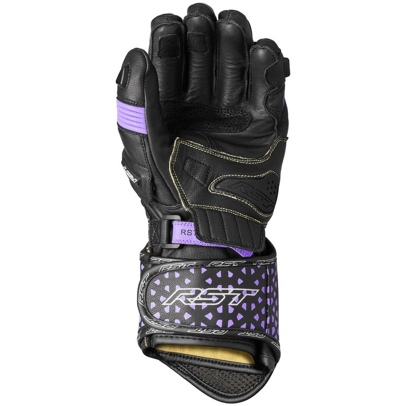 Guantes RST TracTech Evo 4 CE mujer - negro/fucsia/gris