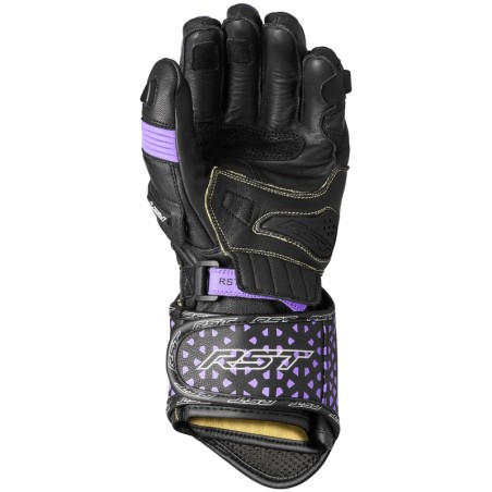 Guantes RST TracTech Evo 4 CE mujer - negro/fucsia/gris