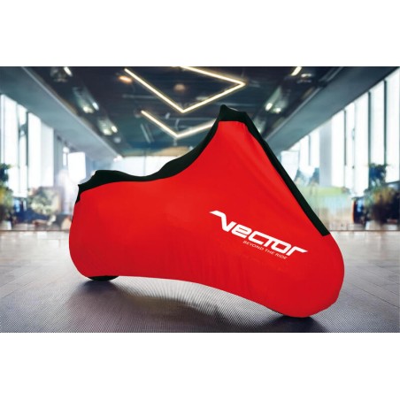 Funda cubremoto interior VECTOR Stretch para moto/scooter - Rojo - S