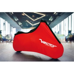 Funda cubremoto interior VECTOR Stretch para moto/scooter - Rojo - M