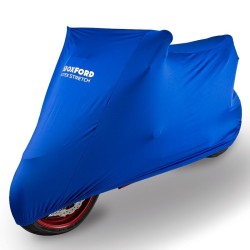 Funda cubremoto para interior OXFORD Protex Stretch - Moto / Scooter - Azul - S