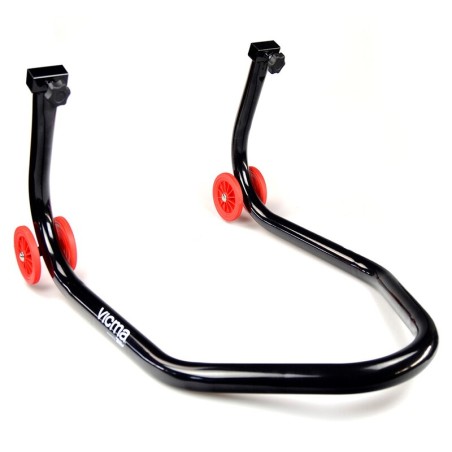 Caballete delantero moto BIHR – Universal en negro y rojo