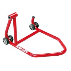 Caballete trasero para basculantes monobrazo BIKE LIFT izquierdo rojo - RS-16