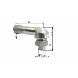 Válvula neumático BIHR aluminio Ø8,5mm - x10