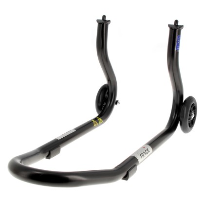 Caballete delantero BIHR Home Track color negro mate y ruedas negras