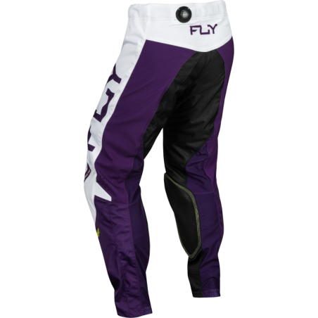 Pantalón FLY RACING Kinetic Reload - Deep Purple / Blanco / Hi-Vis