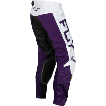 Pantalón FLY RACING Kinetic Reload - Deep Purple / Blanco / Hi-Vis