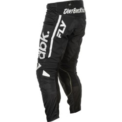 Pantalón FLY RACING Kinetic Mesh DBK - Negro / Blanco 2