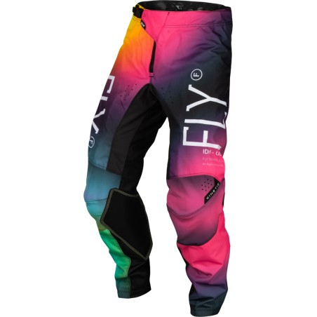 Pantalón infantil FLY RACING Kinetic Prodigy - Fucsia / Electric Blue / Hi-Vis